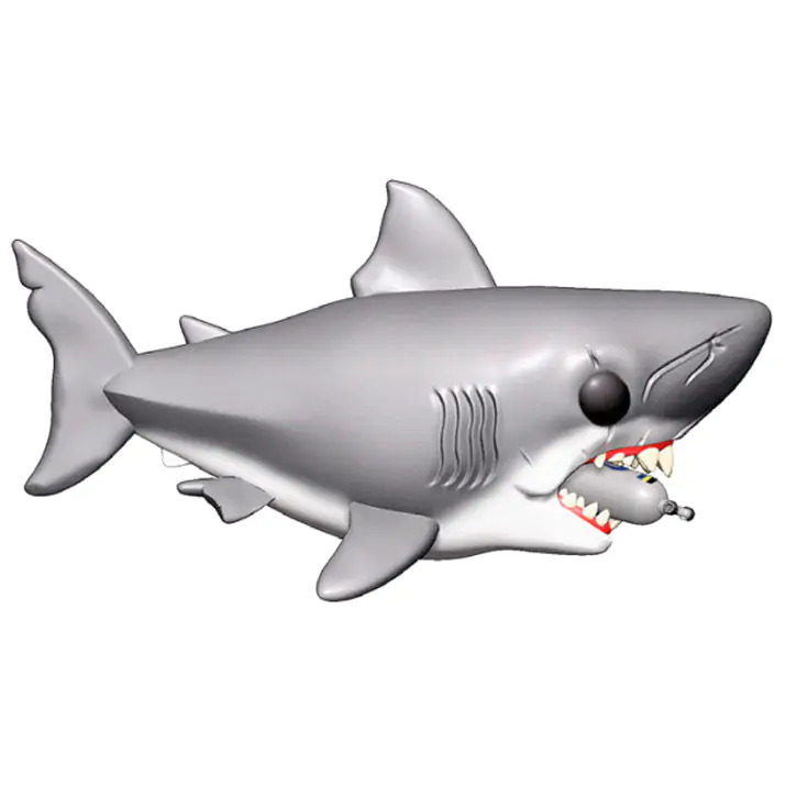 Jaws Oversized POP! Movies Vinyl Figur Jaws mit Tauchflasche 15 cm Produktfoto