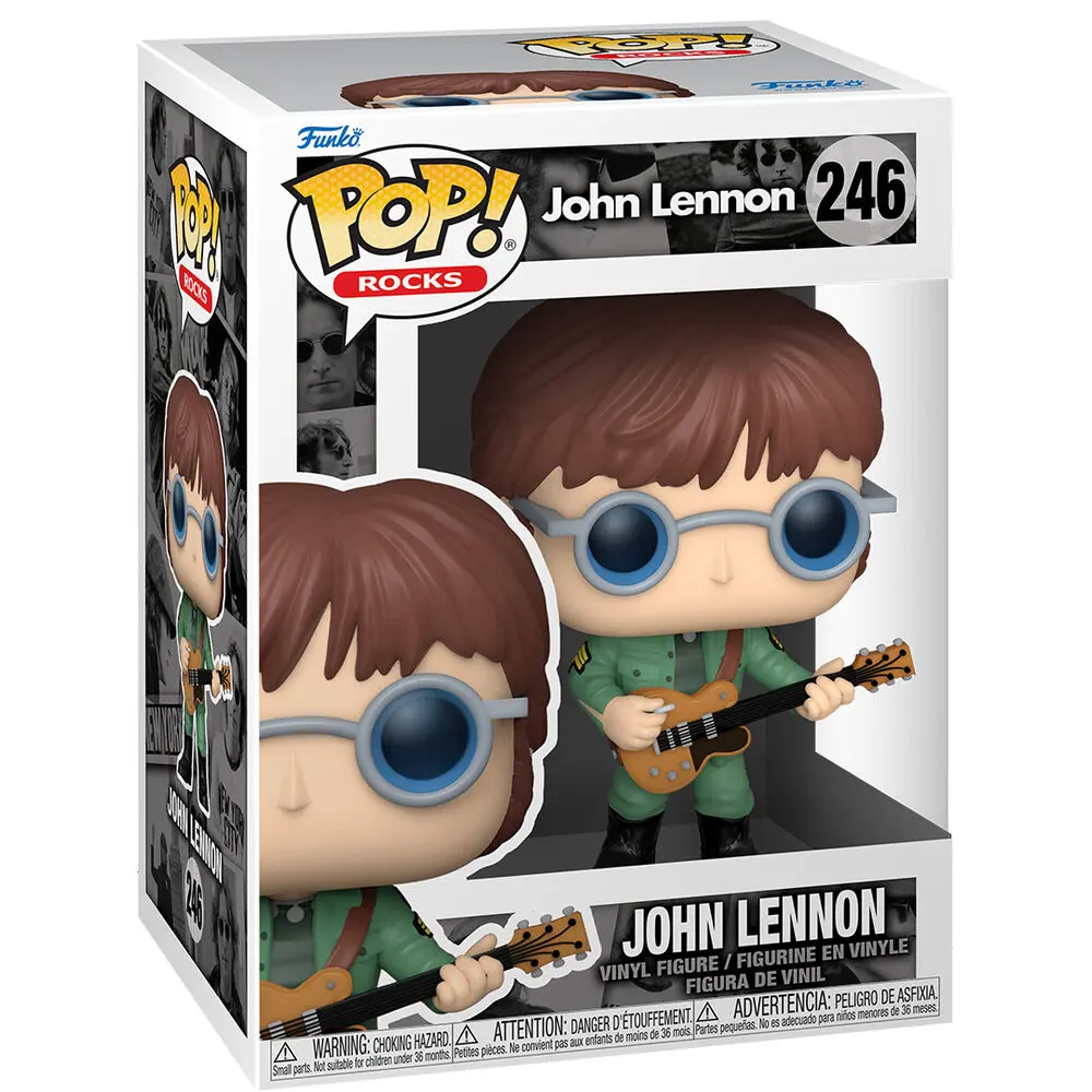 John Lennon POP! Rocks Vinyl Figur John Lennon - Military Jacket 9 cm termékfotó