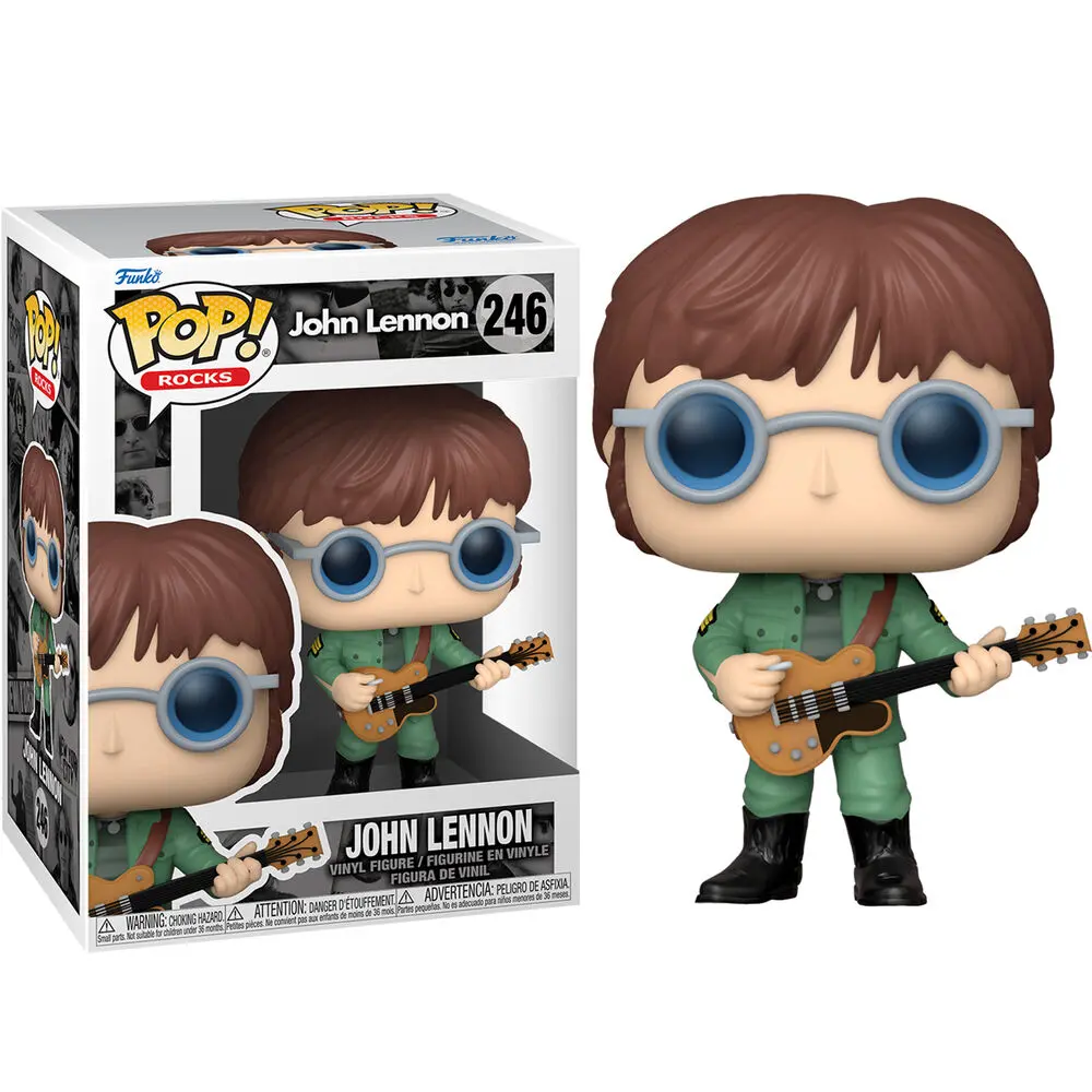 John Lennon POP! Rocks Vinyl Figur John Lennon - Military Jacket 9 cm termékfotó