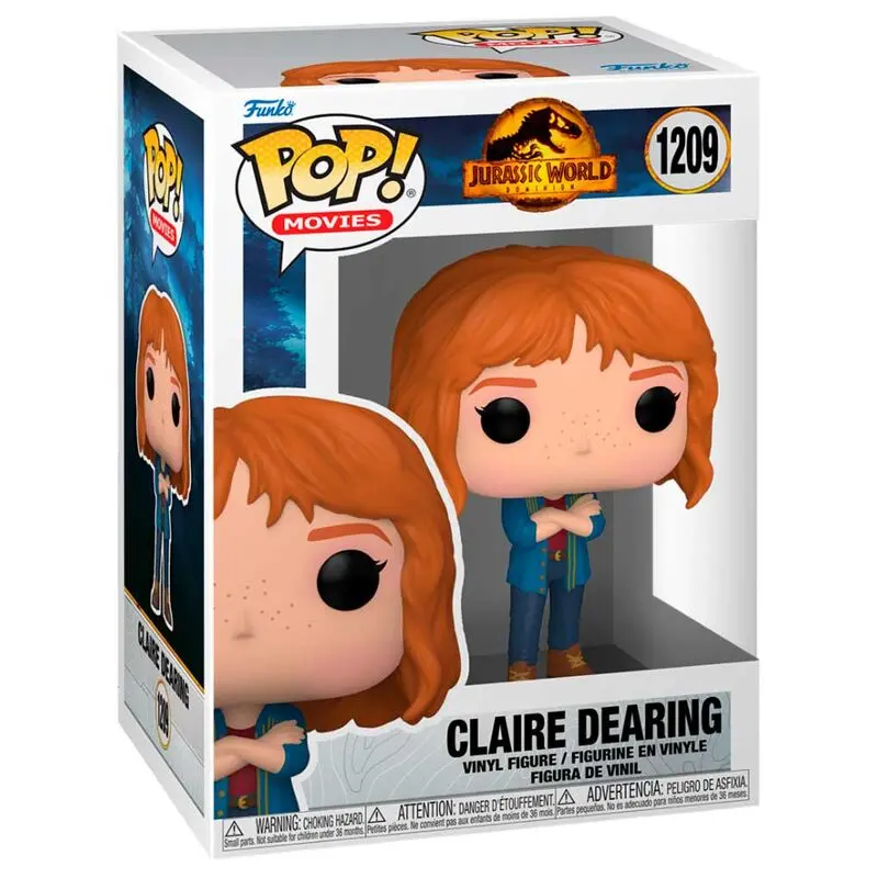 Jurassic World 3 POP! Movies Vinyl Figur Claire Dearing 9 cm Produktfoto