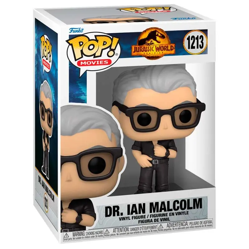 Jurassic World 3 POP! Movies Vinyl Figur Dr Ian Malcolm 9 cm termékfotó