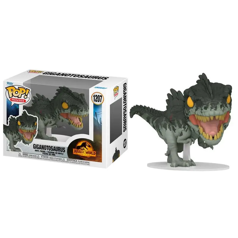 Jurassic World 3 POP! Movies Vinyl Figur Giganotosaurus 9 cm termékfotó