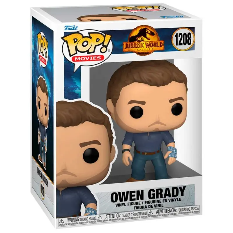 Jurassic World 3 POP! Movies Vinyl Figur Owen Grady 9 cm termékfotó