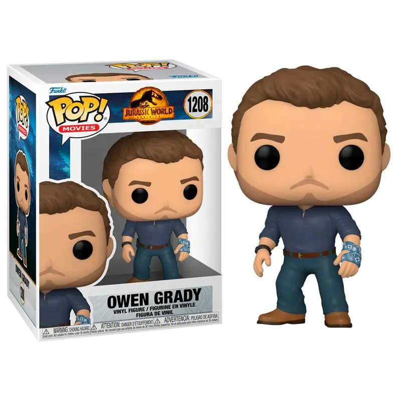 Jurassic World 3 POP! Movies Vinyl Figur Owen Grady 9 cm termékfotó