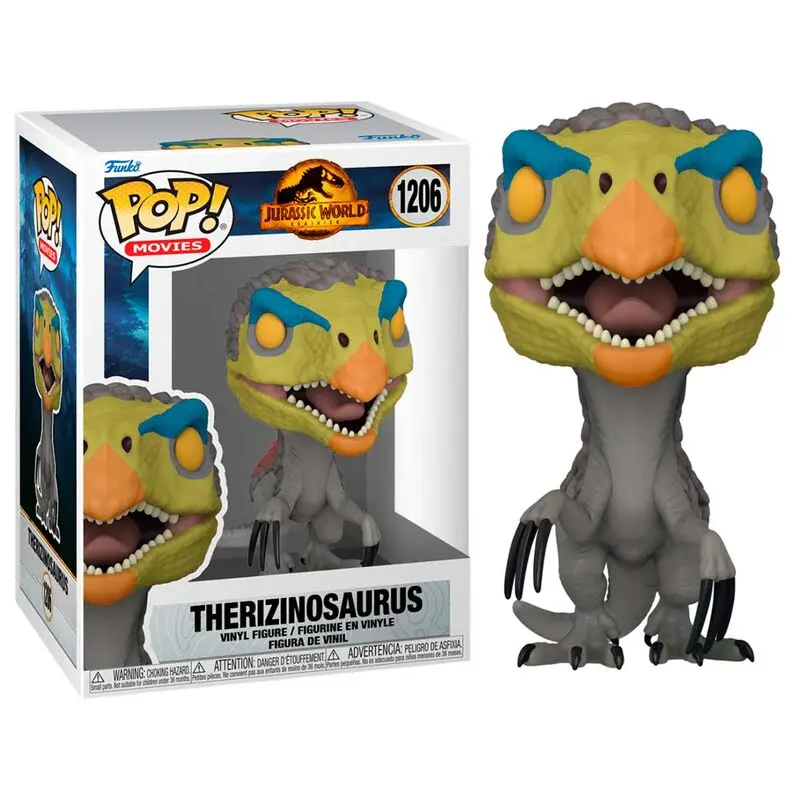 Jurassic World 3 POP! Movies Vinyl Figur Therizinosaurus 9 cm termékfotó