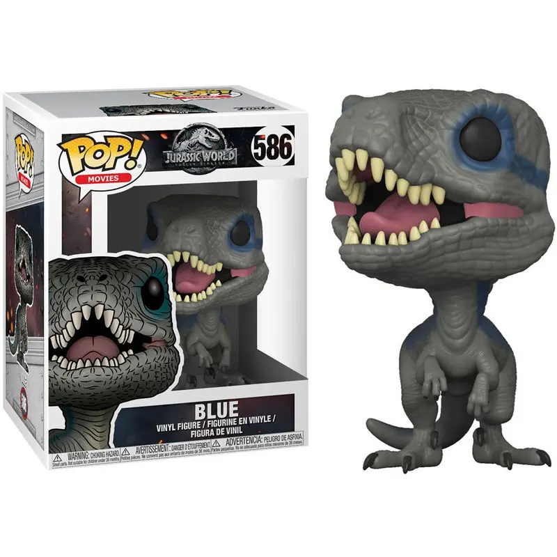 Jurrasic World 2 POP! Movies Vinyl Figur Blue (New Pose) 9 cm termékfotó