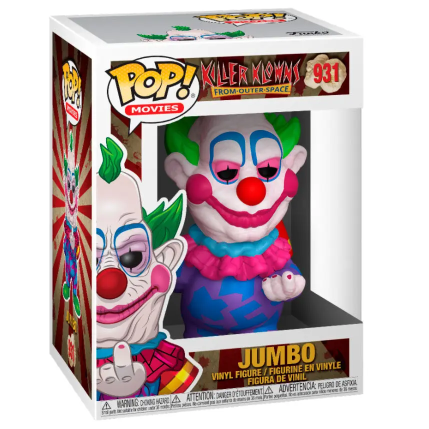 Killer Klowns from Outer Space POP! Movies Vinyl Figur Jumbo 9 cm Produktfoto