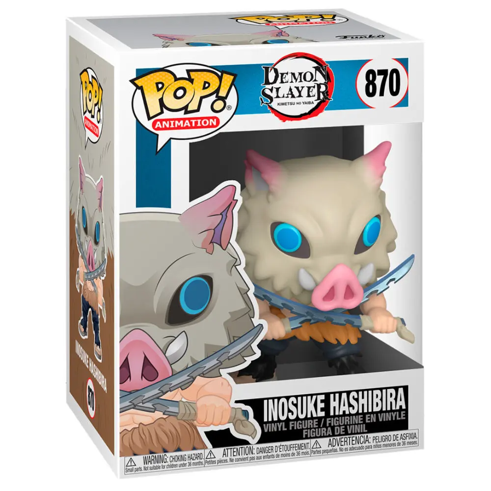 Demon Slayer POP! Animation Vinyl Figur Inosuke Hashibira 9 cm termékfotó