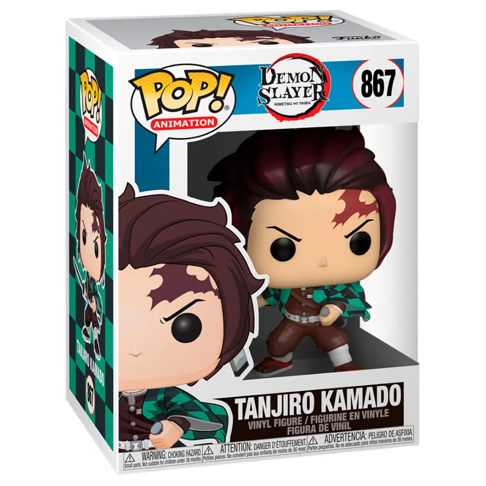 Demon Slayer POP! Animation Vinyl Figur Tanjiro Kamado 9 cm termékfotó