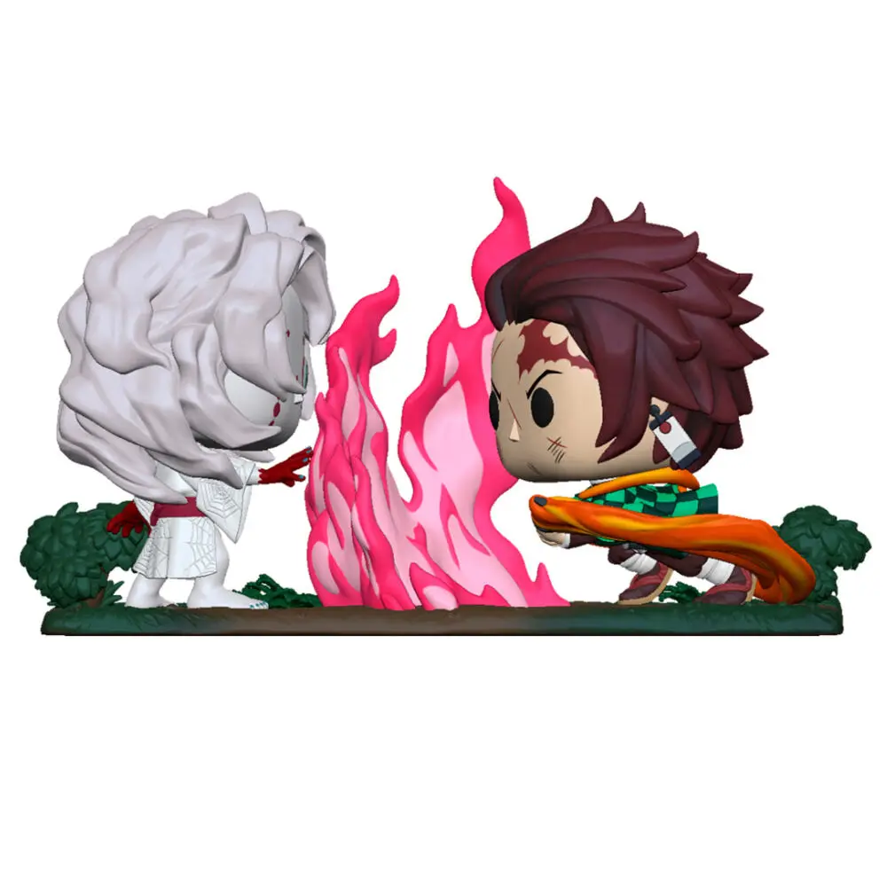 Demon Slayer POP Moment! Vinyl Figuren 2er-Pack Tanjiro vs. Rui 9 cm Produktfoto