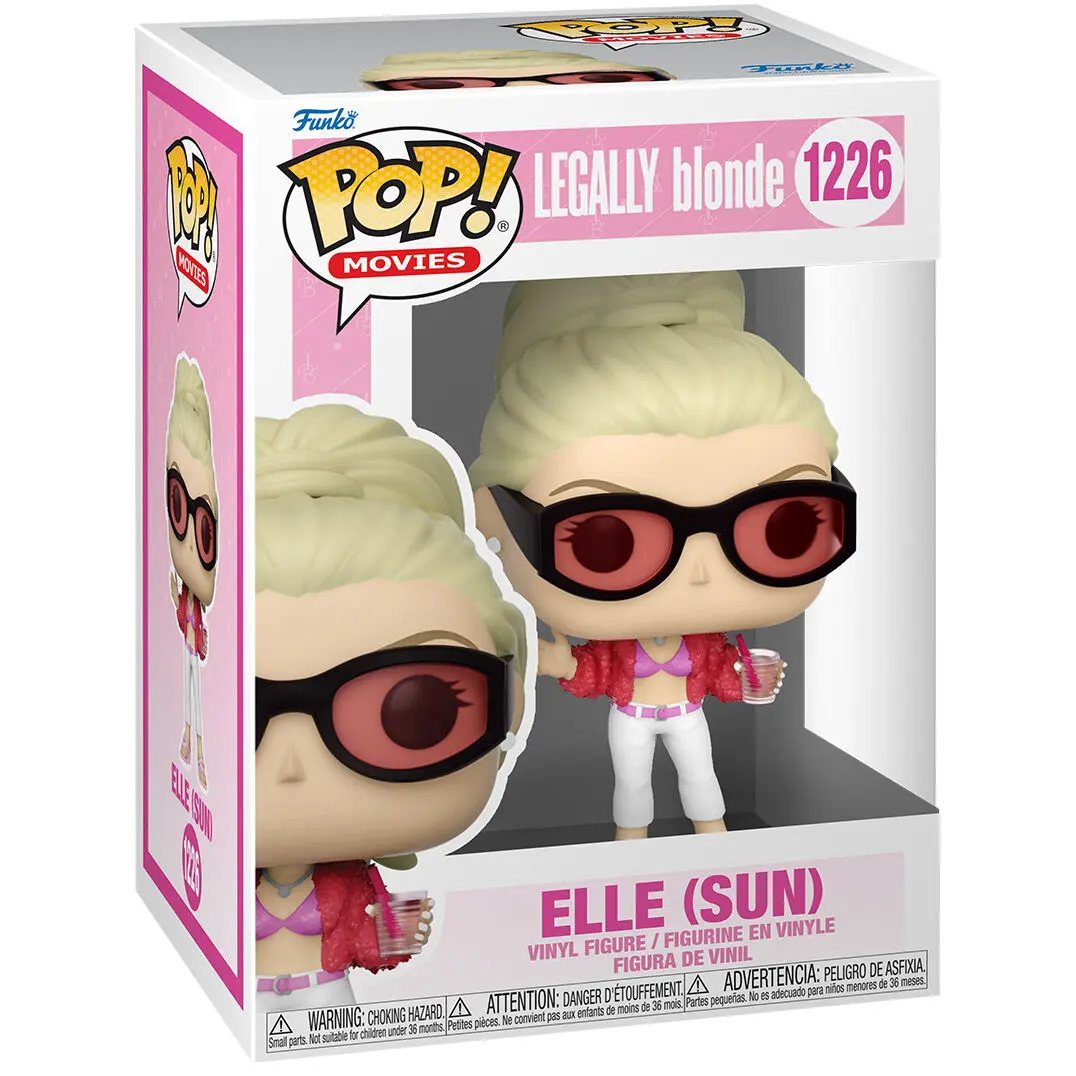 Natürlich blond POP! Movie Vinyl Figur Elle in Sun 9 cm Produktfoto