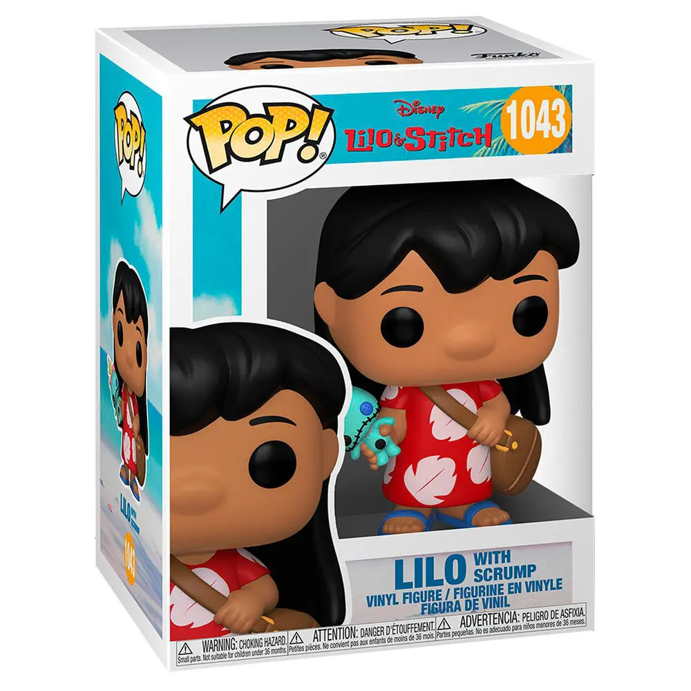 Lilo & Stitch POP! Disney Vinyl Figur Lilo w/Scrump 9 cm termékfotó