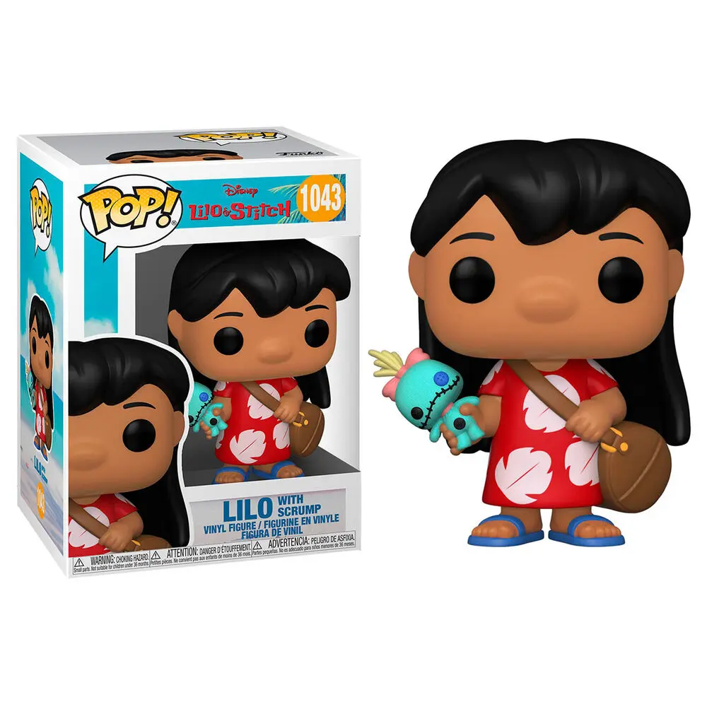 Lilo & Stitch POP! Disney Vinyl Figur Lilo w/Scrump 9 cm termékfotó