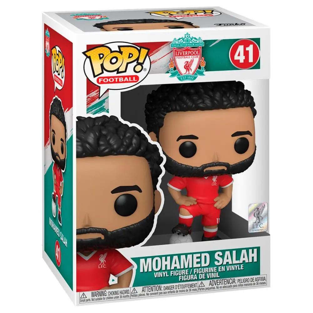 Liverpool F.C. POP! Fußball Vinyl Figur Mohamed Salah 9 cm Produktfoto