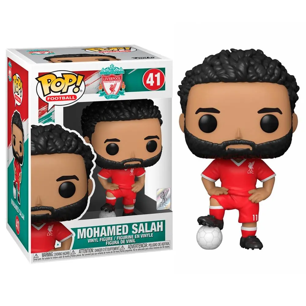 Liverpool F.C. POP! Fußball Vinyl Figur Mohamed Salah 9 cm Produktfoto