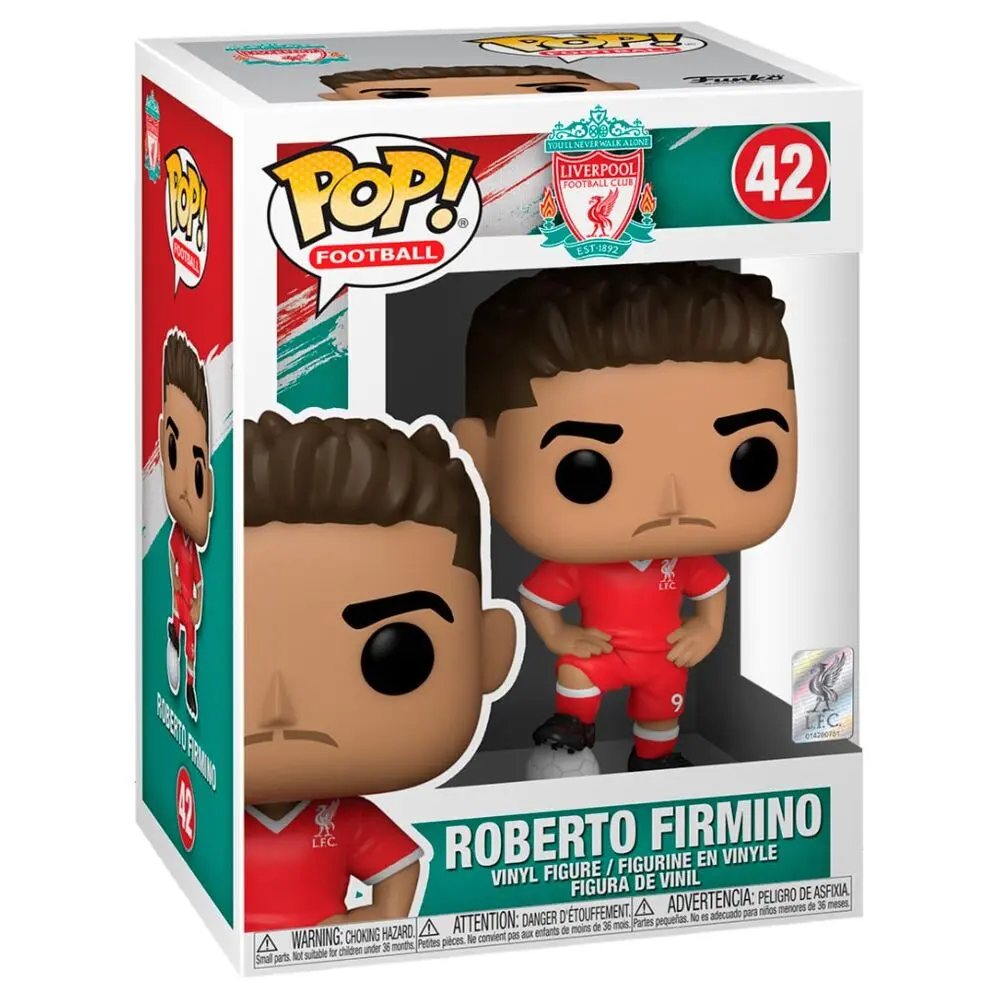 Liverpool F.C. POP! Football Vinyl Figur Roberto Firmino 9 cm Produktfoto