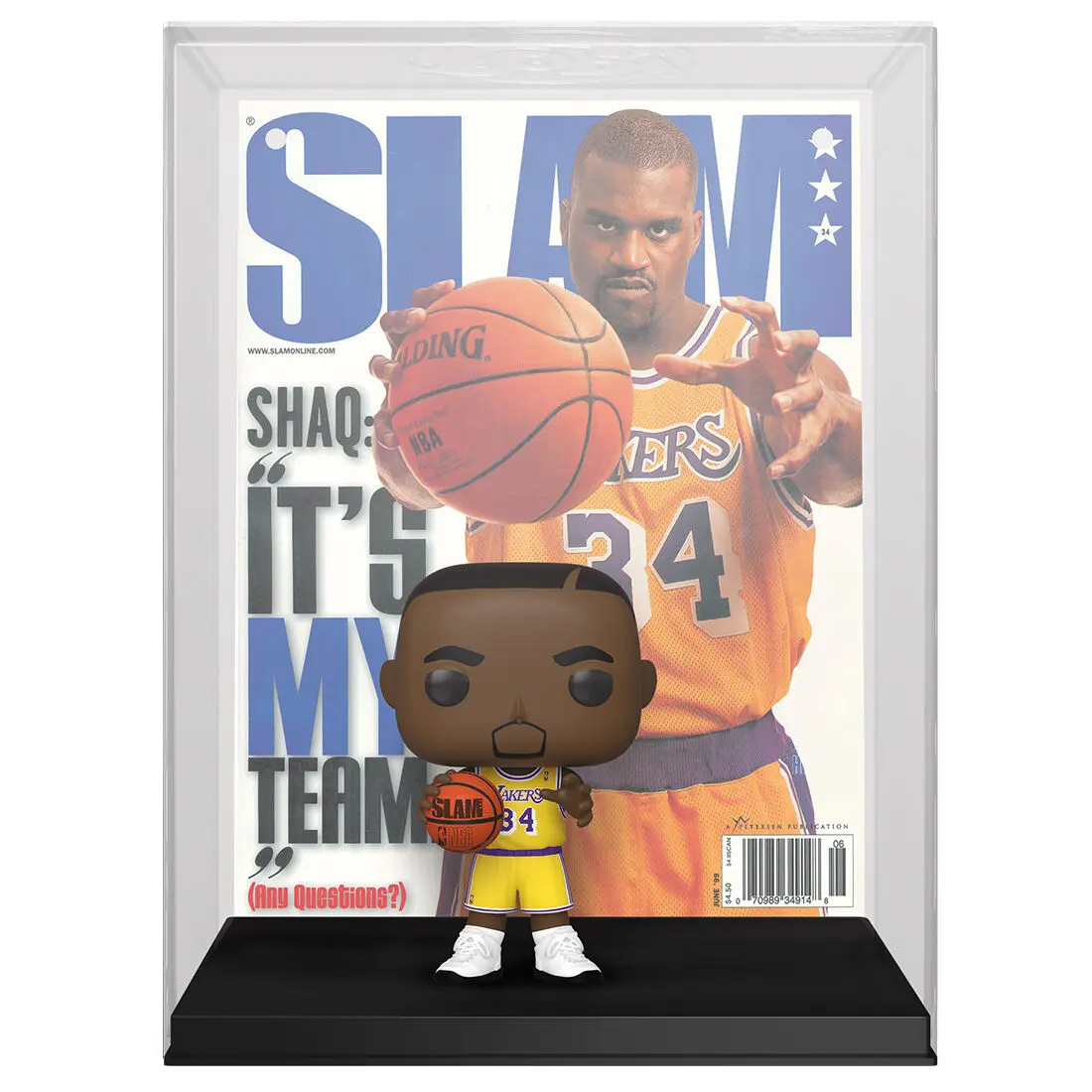 NBA Cover POP! Basketball Vinyl Figur Shaquille O'Neal (SLAM Magazin) 9 cm Produktfoto