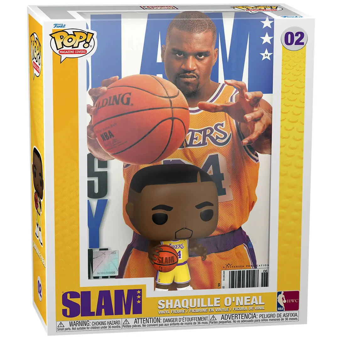 NBA Cover POP! Basketball Vinyl Figur Shaquille O'Neal (SLAM Magazin) 9 cm Produktfoto