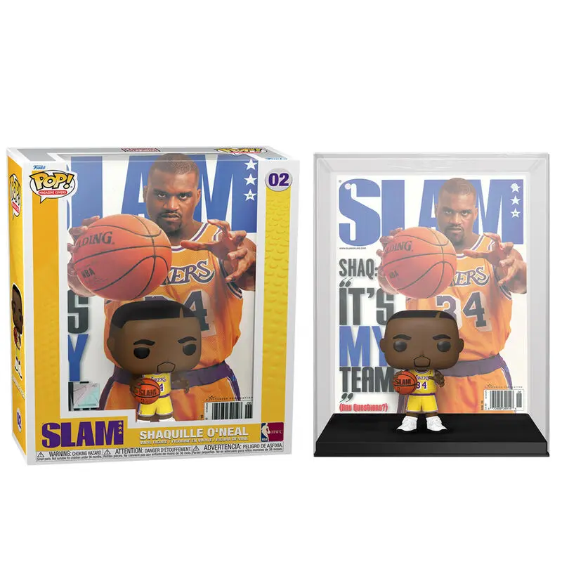 NBA Cover POP! Basketball Vinyl Figur Shaquille O'Neal (SLAM Magazin) 9 cm Produktfoto