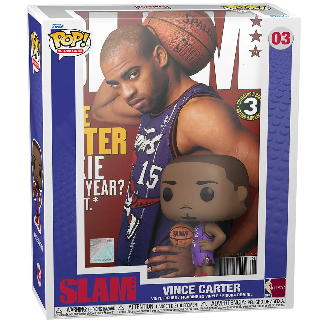 NBA Cover POP! Basketball Vinyl Figur Vince Carter (SLAM Magazin) 9 cm termékfotó