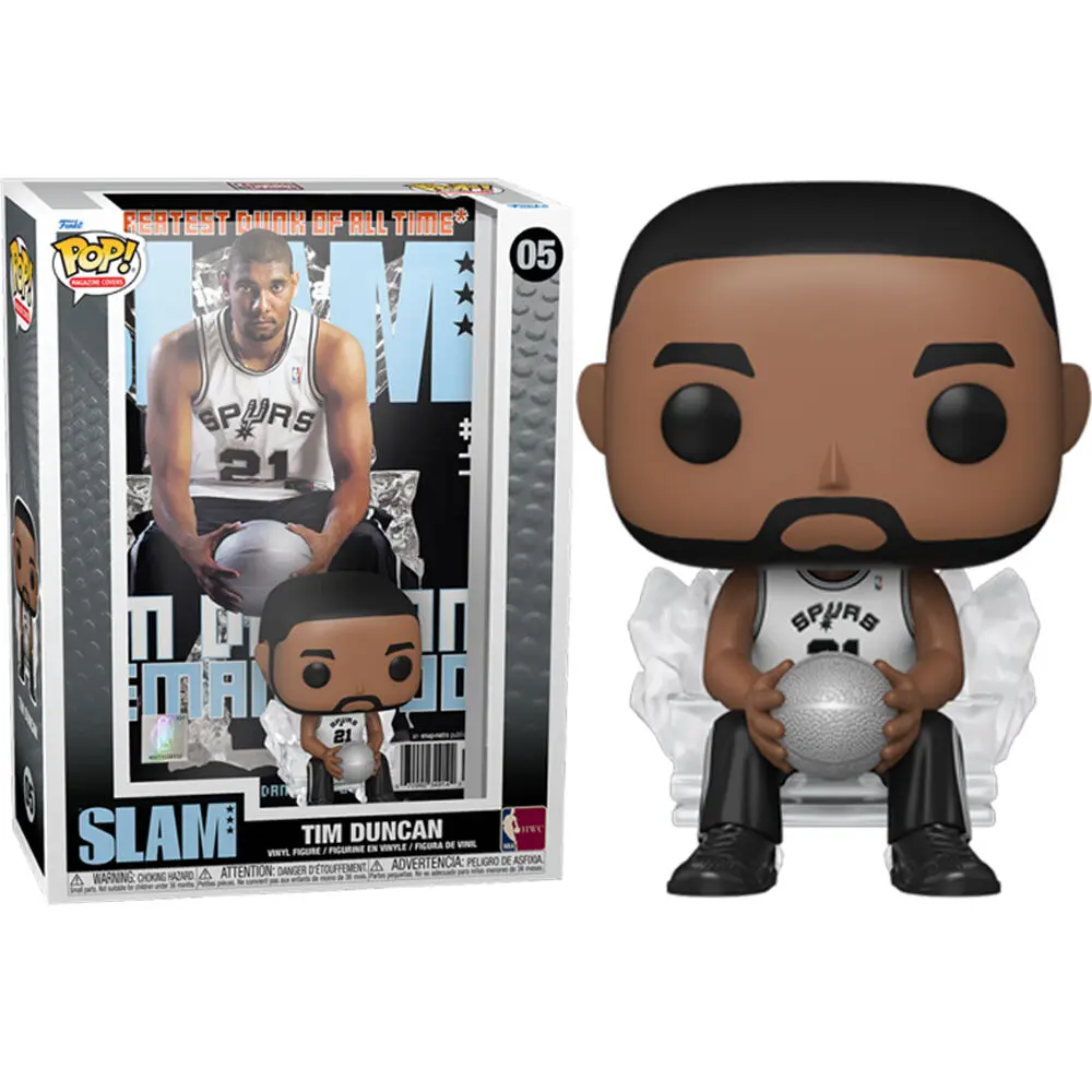 NBA Cover POP! Basketball Vinyl Figur Tim Duncan (SLAM Magazin) 9 cm termékfotó