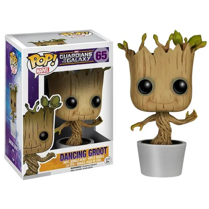 Guardians of the Galaxy POP! Vinyl Wackelkopf-Figur Dancing Groot 10 cm termékfotó