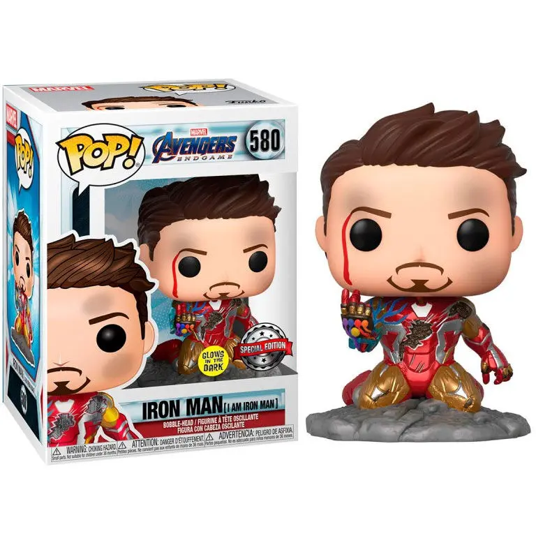 POP Figur Marvel Avengers Endgame I Am Iron Man Exclusive termékfotó