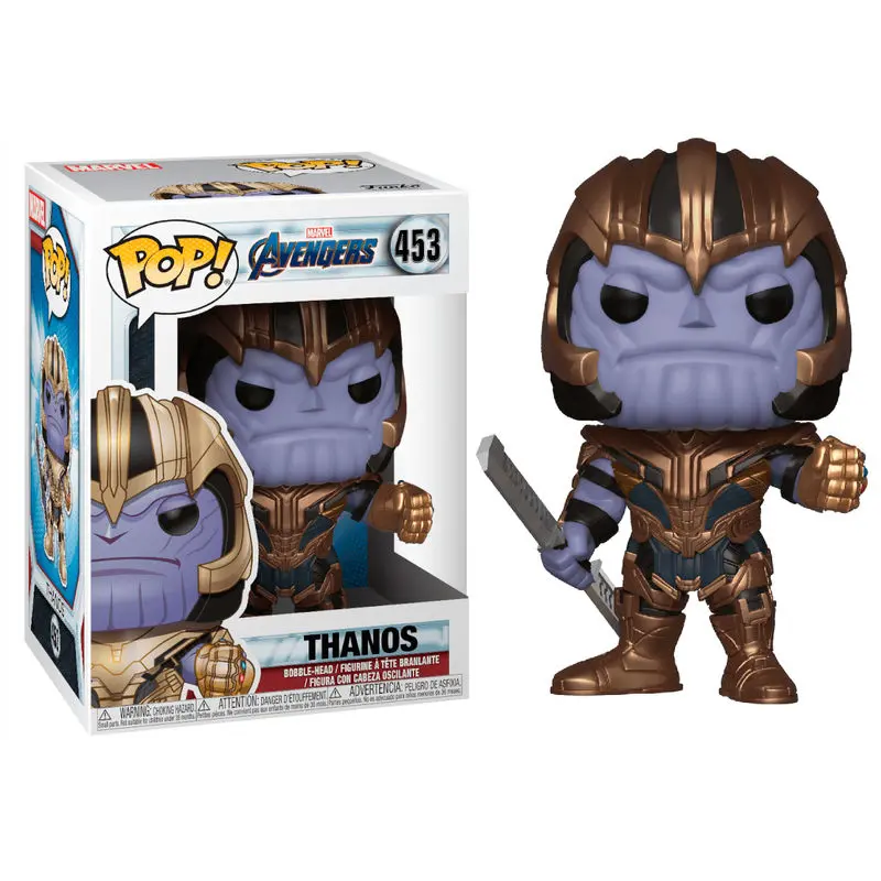 Avengers Endgame POP! Movies Vinyl Figur Thanos 9 cm [BESCHÄDIGTES PAKET] termékfotó