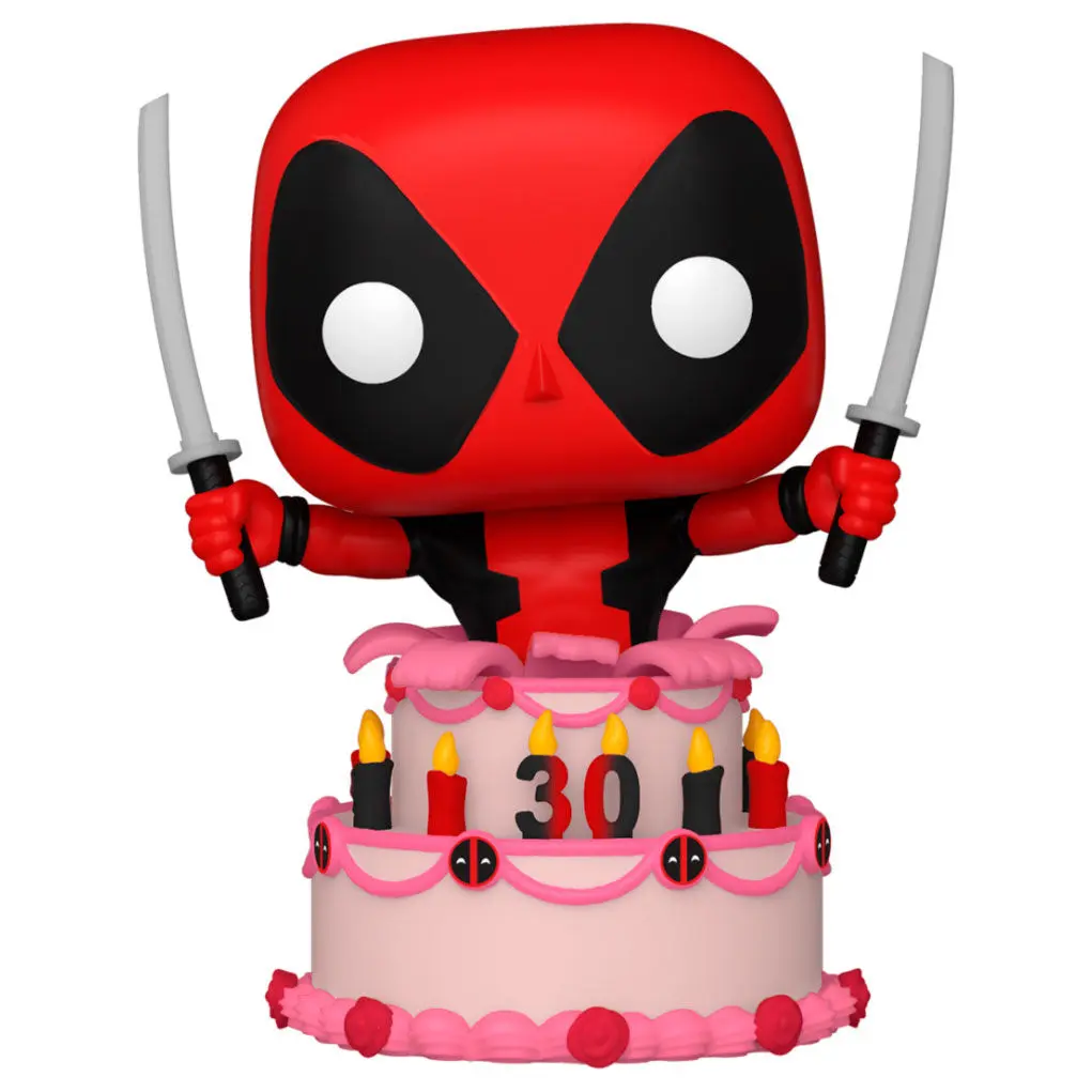 Marvel Deadpool 30th Anniversary POP! Vinyl Figur Deadpool in Cake 9 cm termékfotó