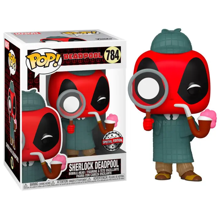 POP Figur Marvel Deadpool 30th Sherlock Deadpool Exclusive termékfotó