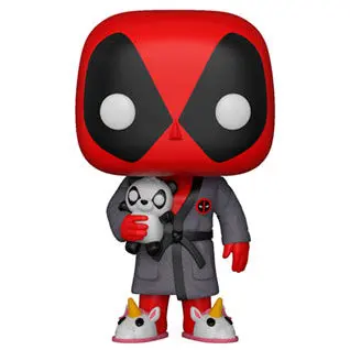 POP Figur Marvel Deadpool Parodie Deadpool im Bademantel Produktfoto