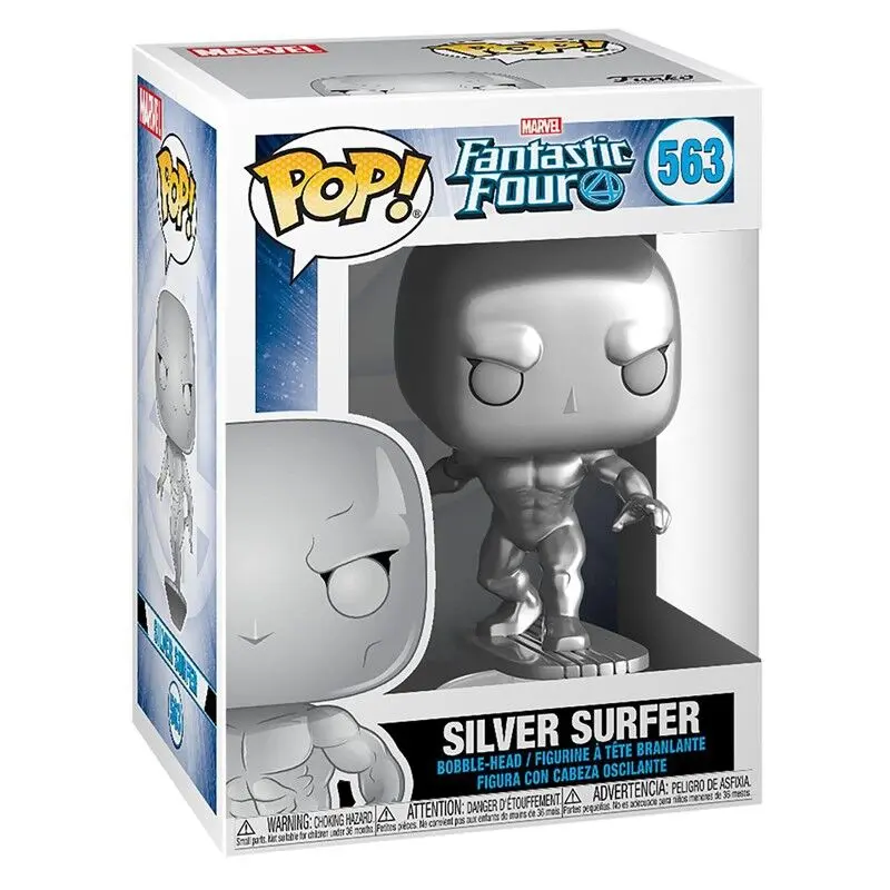 Fantastic Four POP! Marvel Vinyl Figur Silver Surfer 9 cm termékfotó