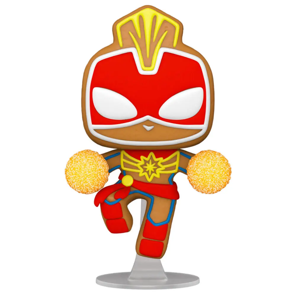 Marvel POP! Vinyl Figur Holiday Captain Marvel 9 cm Produktfoto