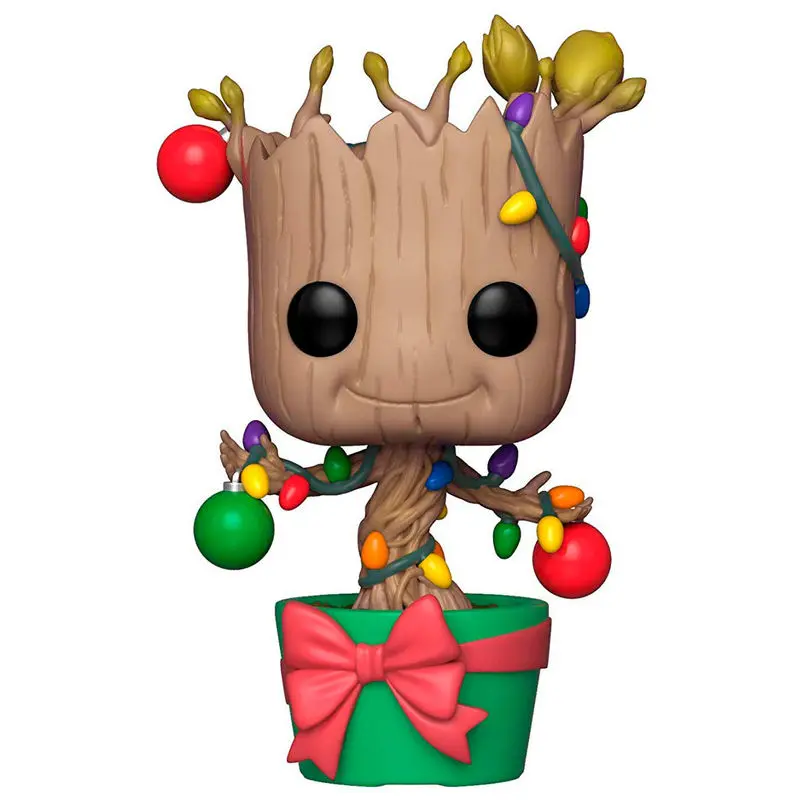 POP Figur Marvel Holiday Groot with Lampes & Ornaments termékfotó