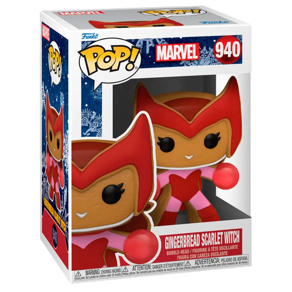 Marvel POP! Vinyl Figur Holiday Scarlet Witch 9 cm Produktfoto