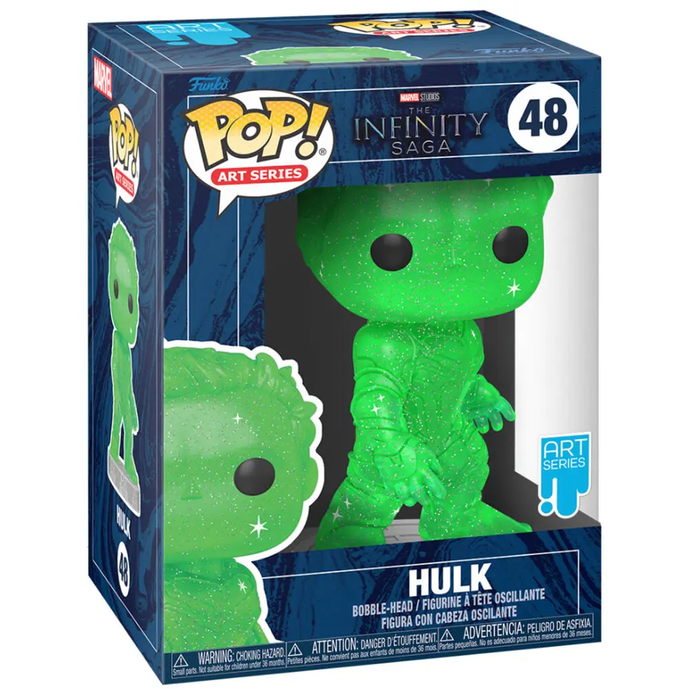 Infinity Saga POP! Artist Series Vinyl Figur Hulk (Green) 9 cm Produktfoto