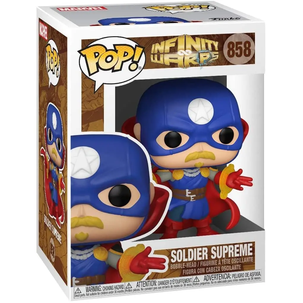 Marvel Infinity Warps POP! Vinyl Figur Soldier Supreme 9 cm Produktfoto