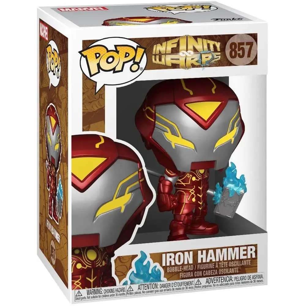 Marvel Infinity Warps POP! Vinyl Figur Iron Hammer 9 cm termékfotó