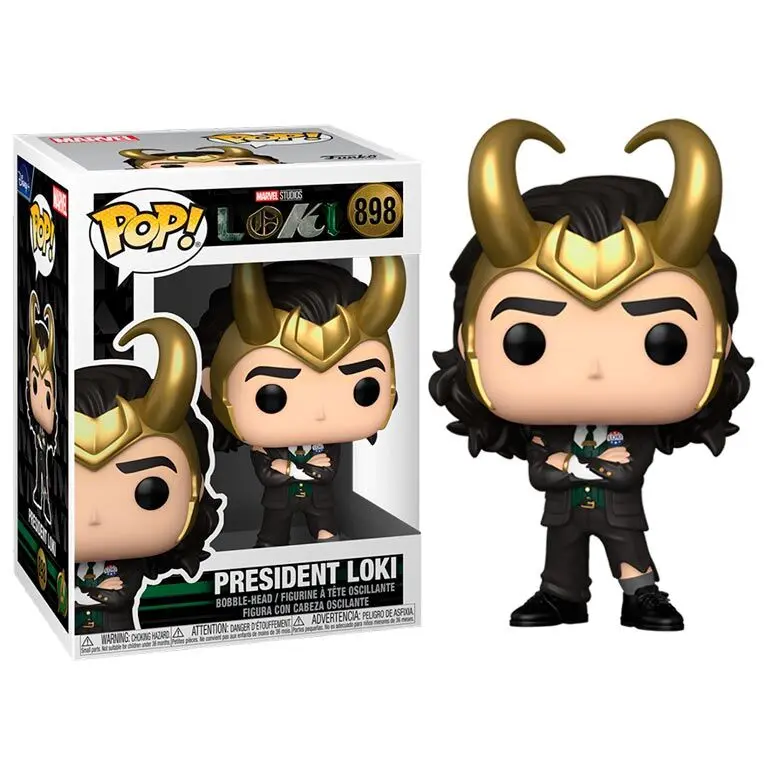 Loki POP! Vinyl Figur President Loki 9 cm termékfotó