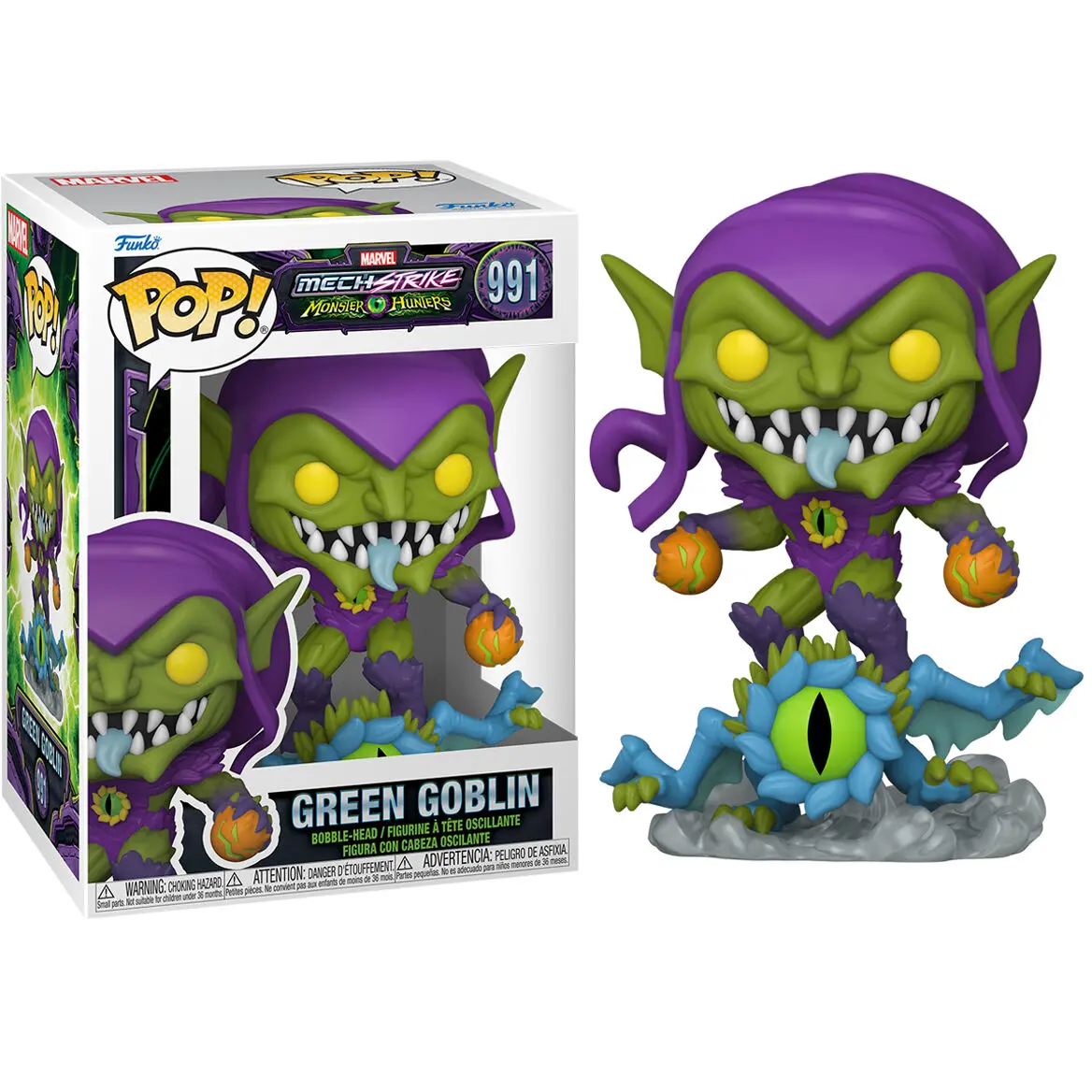 Marvel: Monster Hunters POP! Vinyl Figur Green Goblin 9 cm termékfotó