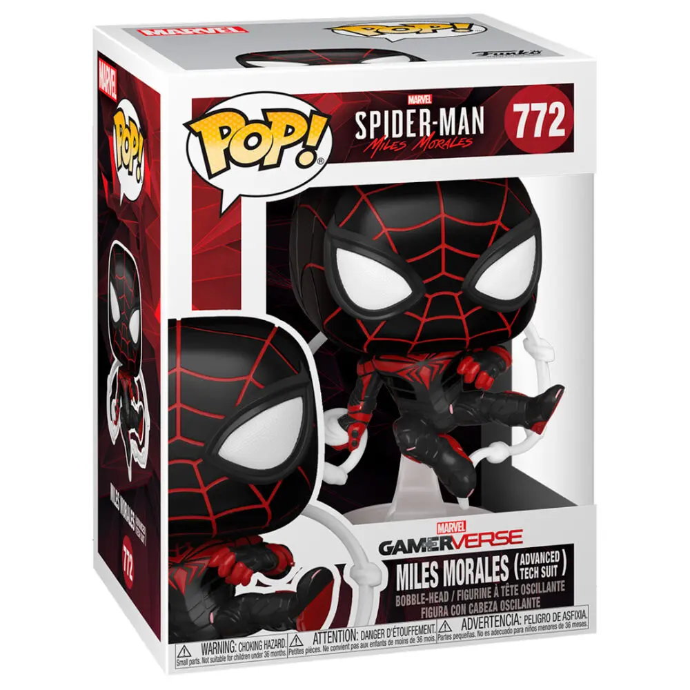 Marvel's Spider-Man POP! Games Vinyl Figur Miles Morales AT Suit 9 cm termékfotó