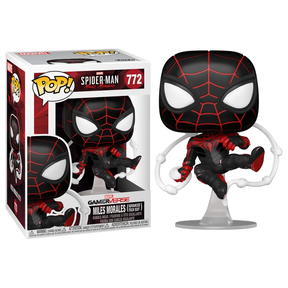 Marvel's Spider-Man POP! Games Vinyl Figur Miles Morales AT Suit 9 cm termékfotó