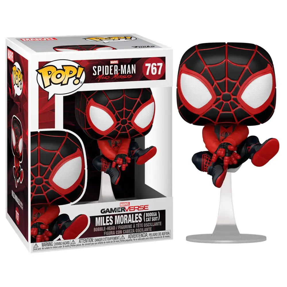 Marvel's Spider-Man POP! Games Vinylfigur Miles Morales Bodega Suit 9 cm Produktfoto