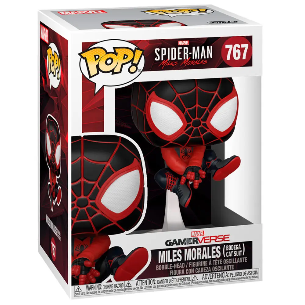 Marvel's Spider-Man POP! Games Vinylfigur Miles Morales Bodega Suit 9 cm Produktfoto