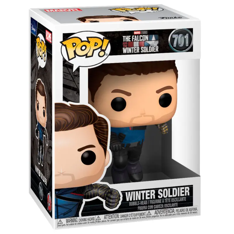 The Falcon and the Winter Soldier POP! Marvel Vinyl Figur Winter Soldier 9 cm termékfotó