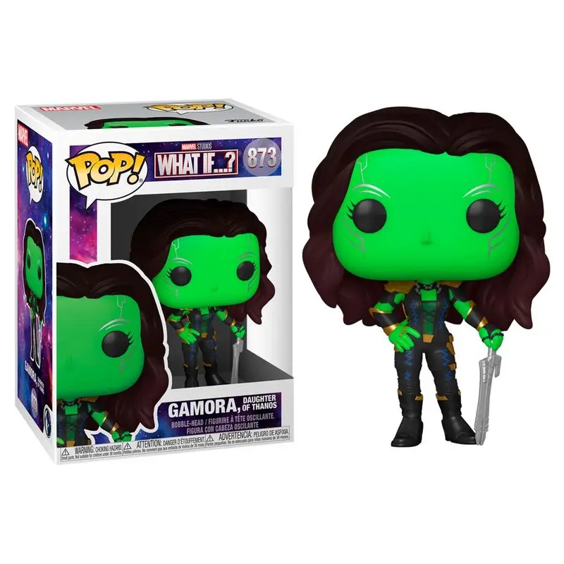 WMütze If...? POP! Marvel Vinyl Figur Gamora, Daughter of Thanos 9 cm Produktfoto