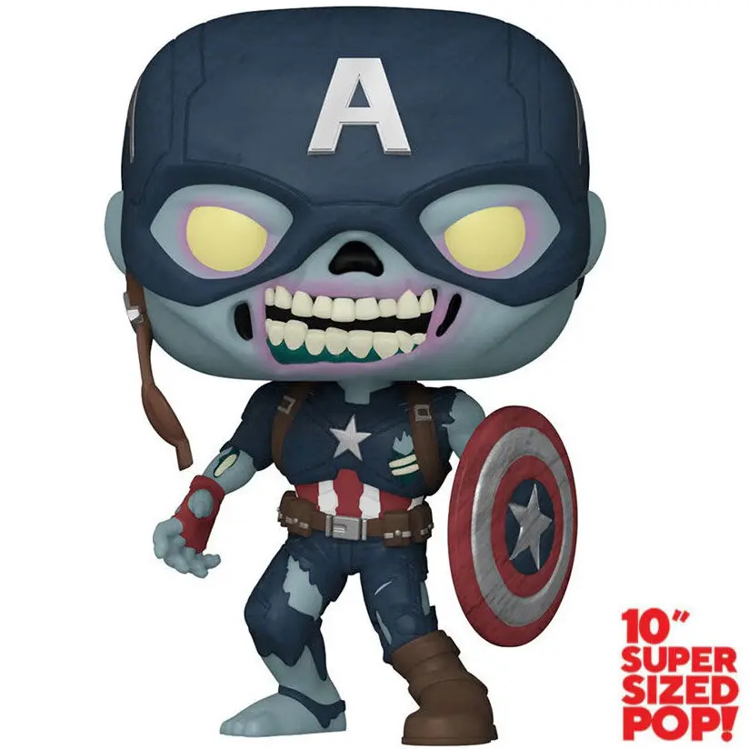 POP Figur Marvel What If Zombie Captain America Exclusive 25cm termékfotó