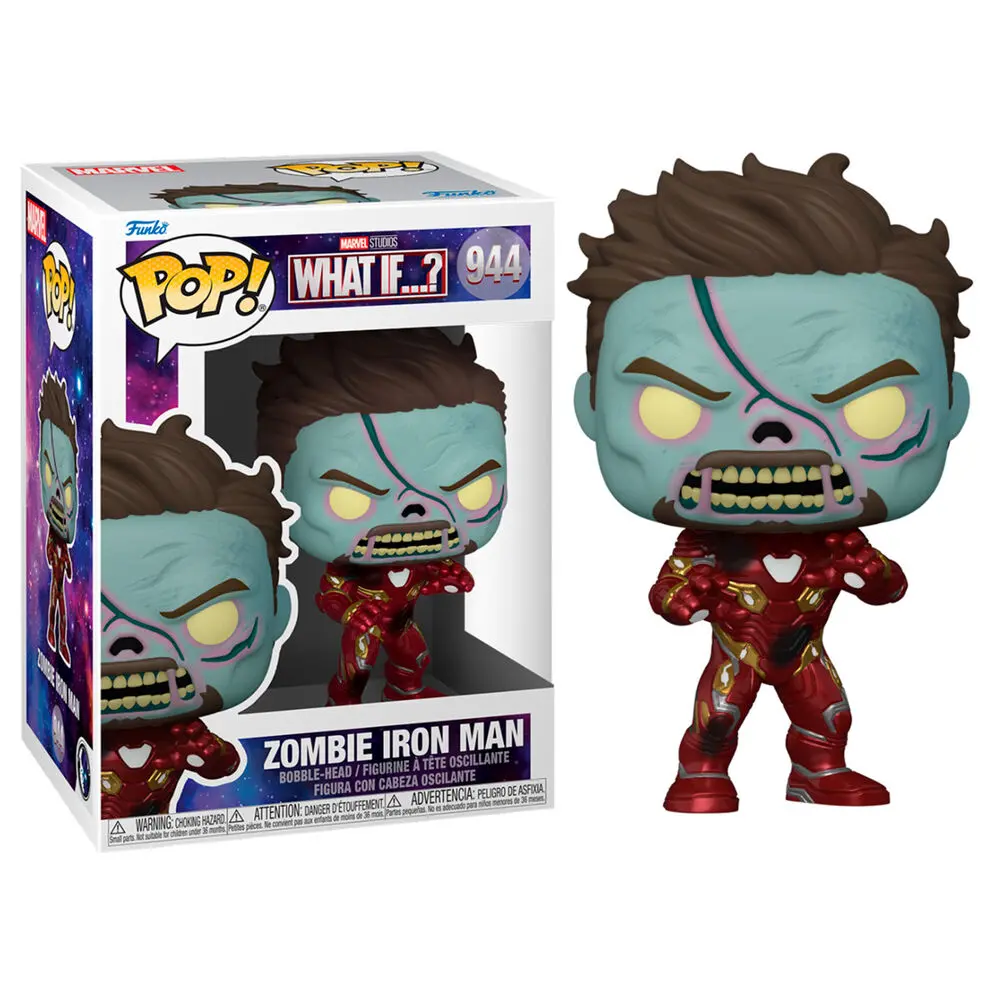 Marvel WMütze If...? POP! TV Vinyl Figur Zombie Iron Man 9 cm termékfotó