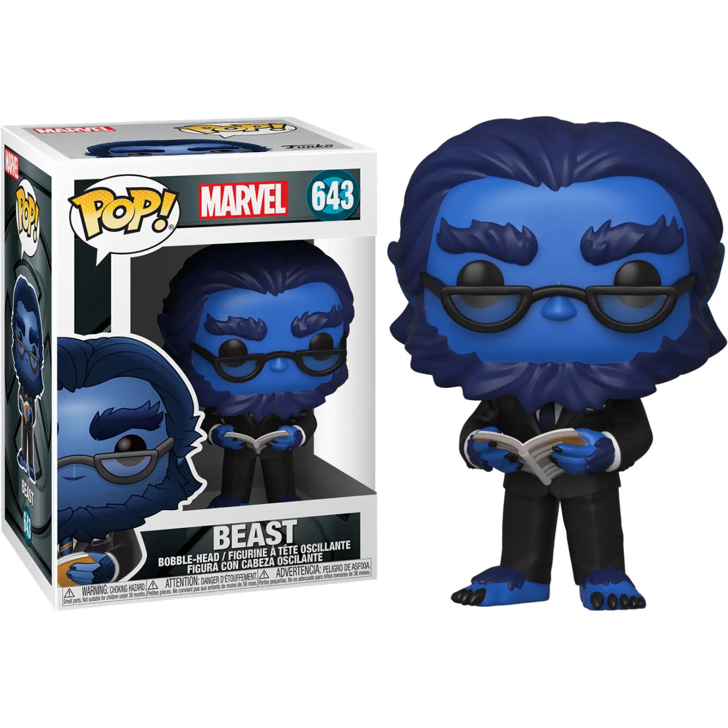 X-Men 20th Anniversary POP! Marvel Vinyl Figur Beast 9 cm termékfotó