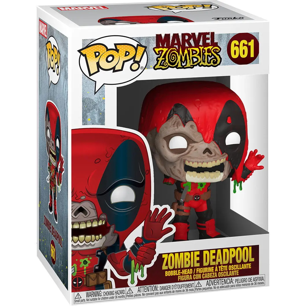 Marvel POP! Vinyl Figur Zombie Deadpool 9 cm termékfotó